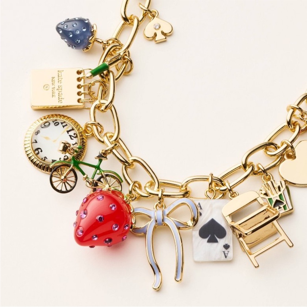 Kate Spade x Target Charm Necklace - NEW w/tags - Limited Edition